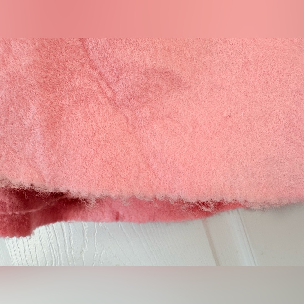 Vintage Girls Pink Felt Poodle Skirt Small - Picture 3 of 5